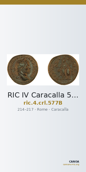 RIC IV Caracalla 577B — CANOA