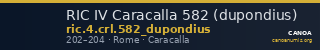 RIC IV Caracalla 582 (dupondius) — CANOA