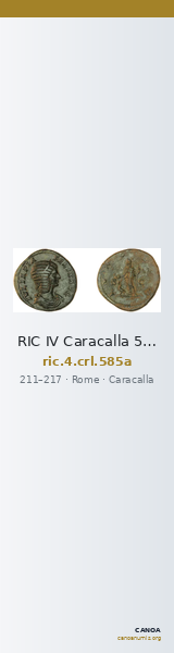 RIC IV Caracalla 585a — CANOA