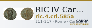 RIC IV Caracalla 585a — CANOA
