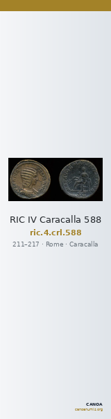 RIC IV Caracalla 588 — CANOA