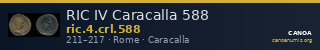 RIC IV Caracalla 588 — CANOA
