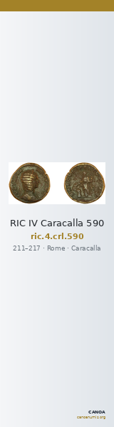 RIC IV Caracalla 590 — CANOA