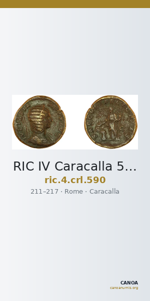 RIC IV Caracalla 590 — CANOA