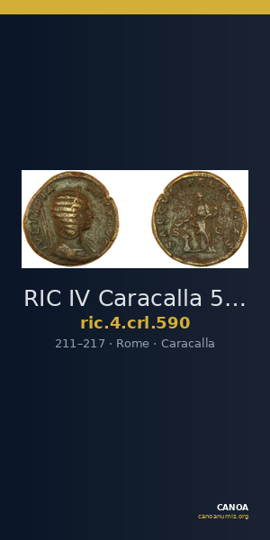 RIC IV Caracalla 590 — CANOA