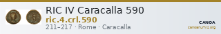 RIC IV Caracalla 590 — CANOA