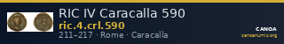 RIC IV Caracalla 590 — CANOA