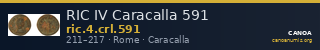 RIC IV Caracalla 591 — CANOA