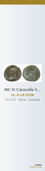 RIC IV Caracalla 592b — CANOA
