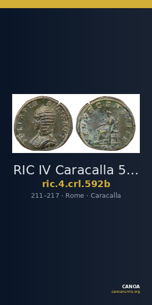 RIC IV Caracalla 592b — CANOA