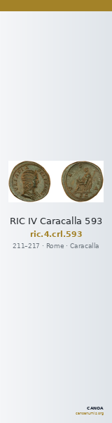 RIC IV Caracalla 593 — CANOA