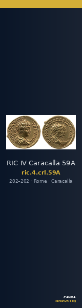 RIC IV Caracalla 59A — CANOA