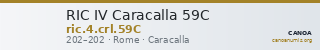 RIC IV Caracalla 59C — CANOA