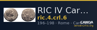 RIC IV Caracalla 6 — CANOA