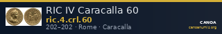 RIC IV Caracalla 60 — CANOA