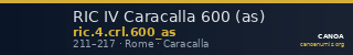 RIC IV Caracalla 600 (as) — CANOA