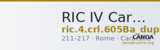 RIC IV Caracalla 605Ba (dupondius) — CANOA