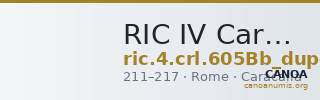 RIC IV Caracalla 605Bb (dupondius) — CANOA
