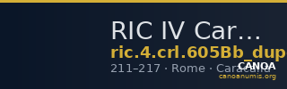RIC IV Caracalla 605Bb (dupondius) — CANOA