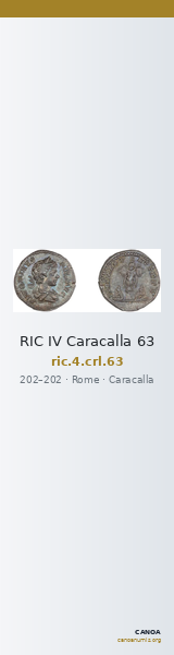 RIC IV Caracalla 63 — CANOA