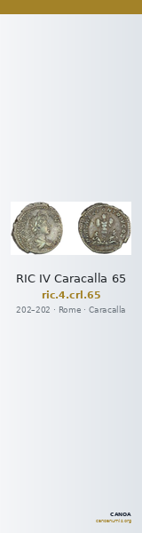 RIC IV Caracalla 65 — CANOA