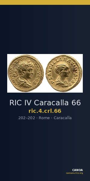 RIC IV Caracalla 66 — CANOA