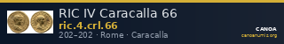 RIC IV Caracalla 66 — CANOA