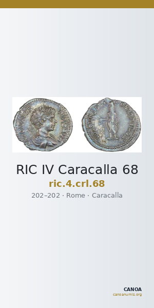 RIC IV Caracalla 68 — CANOA