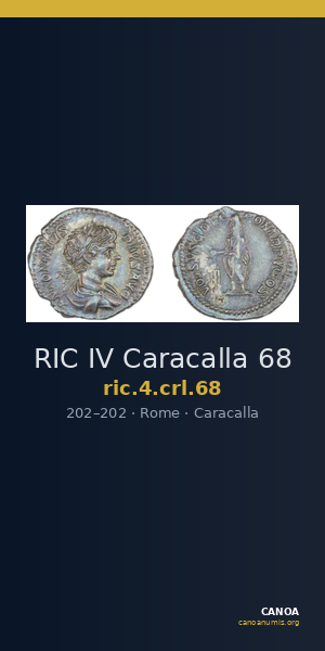 RIC IV Caracalla 68 — CANOA