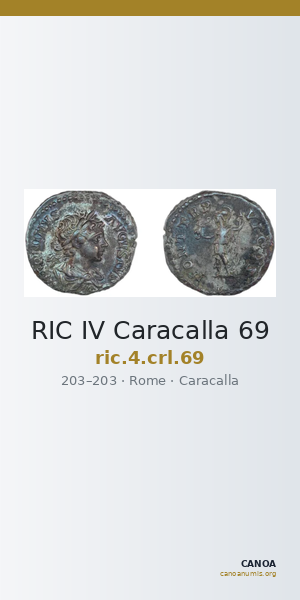 RIC IV Caracalla 69 — CANOA
