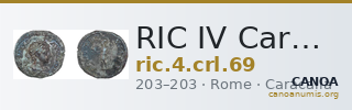 RIC IV Caracalla 69 — CANOA