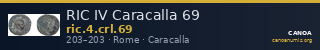 RIC IV Caracalla 69 — CANOA