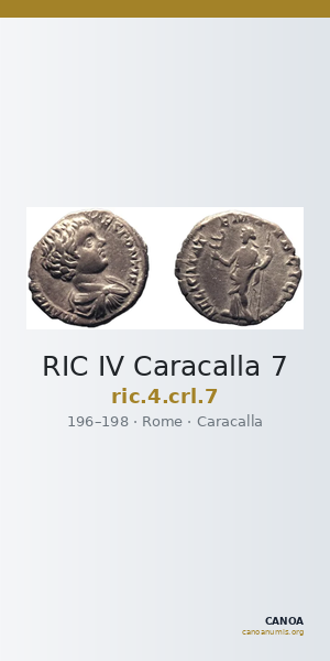 RIC IV Caracalla 7 — CANOA