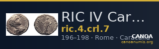 RIC IV Caracalla 7 — CANOA