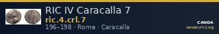 RIC IV Caracalla 7 — CANOA