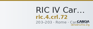 RIC IV Caracalla 72 — CANOA