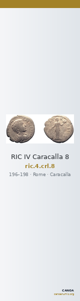 RIC IV Caracalla 8 — CANOA