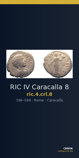 RIC IV Caracalla 8 — CANOA