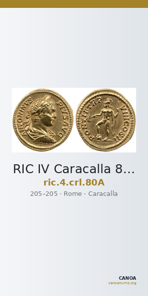 RIC IV Caracalla 80A — CANOA