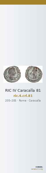 RIC IV Caracalla 81 — CANOA