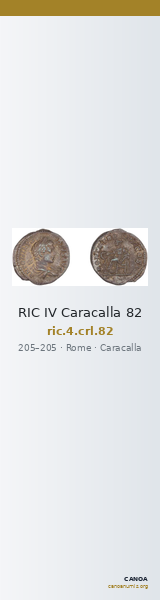 RIC IV Caracalla 82 — CANOA