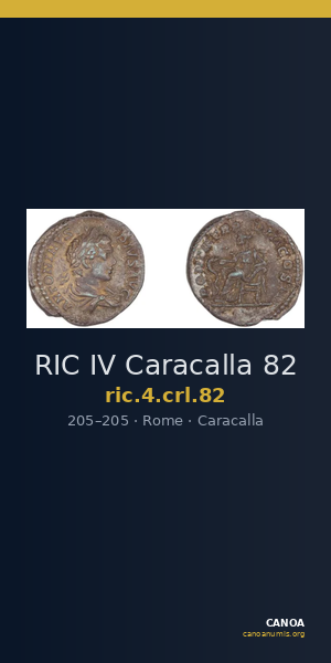 RIC IV Caracalla 82 — CANOA