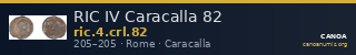 RIC IV Caracalla 82 — CANOA