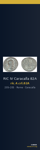RIC IV Caracalla 82A — CANOA