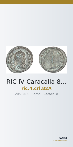 RIC IV Caracalla 82A — CANOA