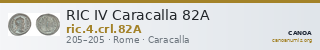 RIC IV Caracalla 82A — CANOA