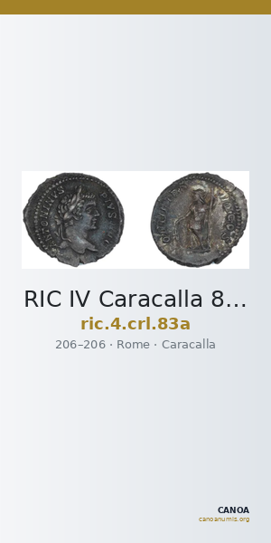 RIC IV Caracalla 83a — CANOA