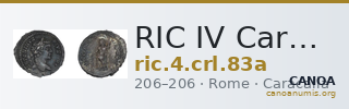 RIC IV Caracalla 83a — CANOA