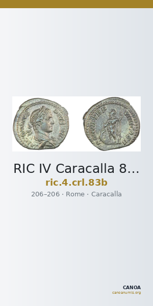 RIC IV Caracalla 83b — CANOA