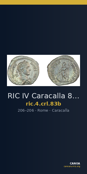 RIC IV Caracalla 83b — CANOA